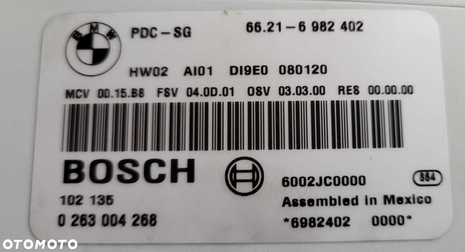 Moduł sterownik PDC BMW E87 E90 fv vat - 2