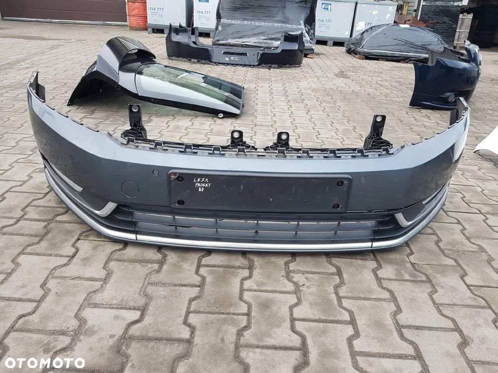 VW PASSAT B7 10-14r ZDERZAK PRZÓD PRZEDNI PDC LK7X