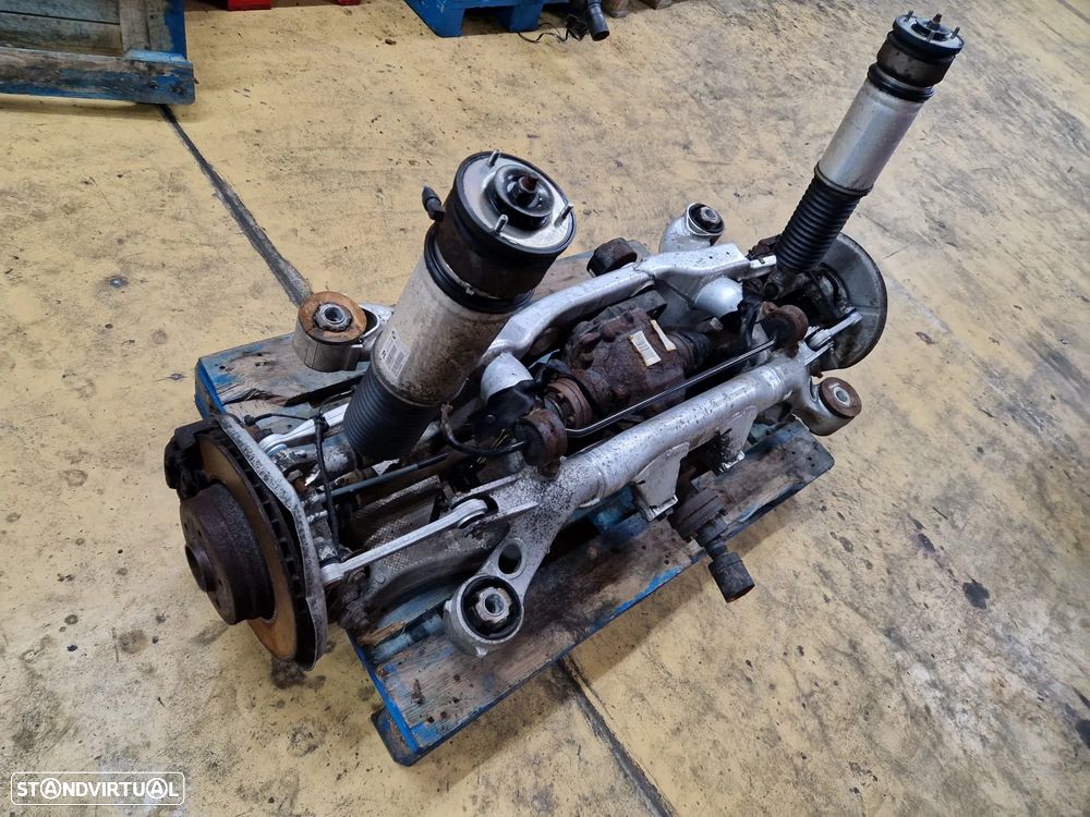 Eixo traseiro usado BMW SERIE 7 E65 730D travagem amortecedores braços diferencial transmissões - 1