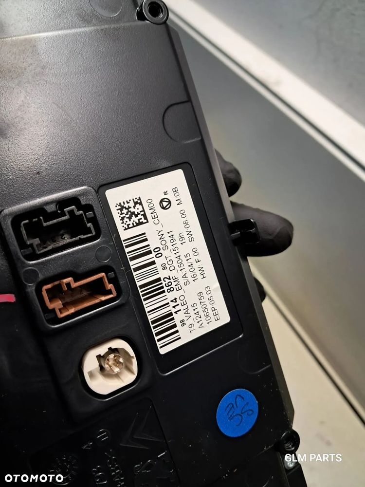 peugeot 308 ii t9 radio nawigacja wyświetlacz panel sterowania - 9