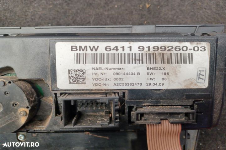 Comanda clima 64119199260-03 9199260 64119199260-03 9199260 BMW Seria - 3