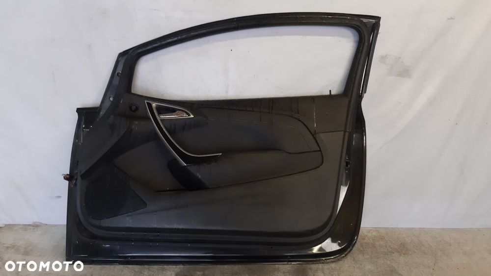 / DRZWI PRZÓD PRZEDNIE PRAWE OPEL ASTRA J 4 IV GTC Z22C CZARNE - 5