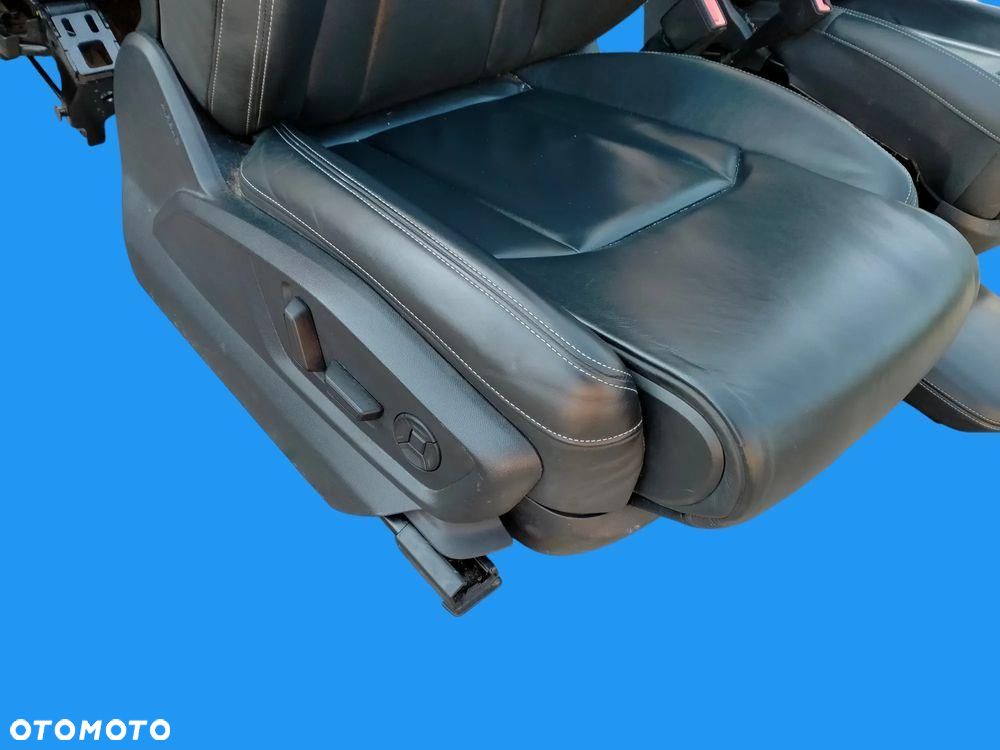 AUDI Q7 4M LIFT 22r FOTELE KANAPA BOCZKI TAPICERKA SKÓRA CZARNA - 10