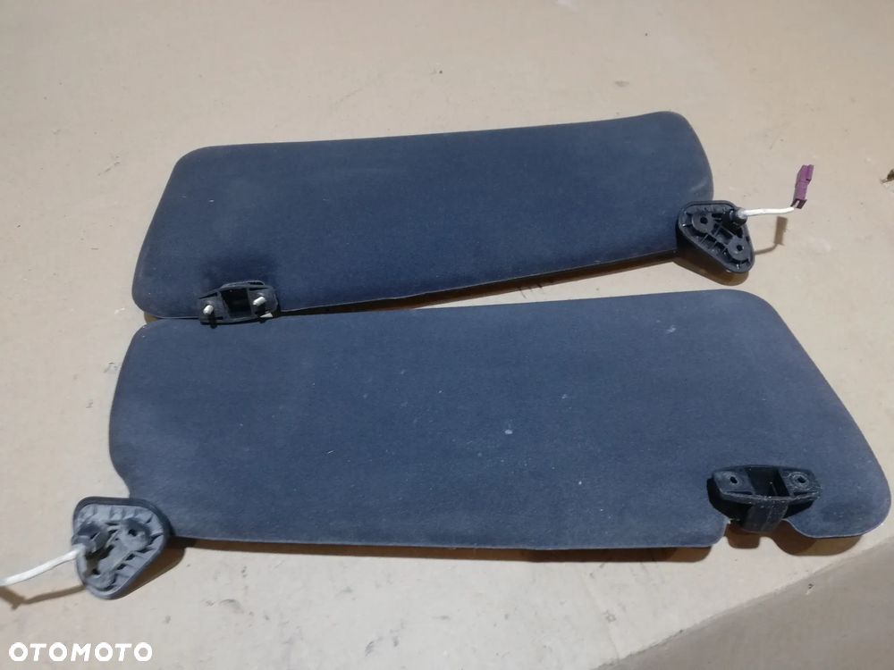 BMW 3 E46 01-05 OSŁONA PRZECIWSŁONECZNA LEWA PRAWA KIEROWCY CZARNA - 2