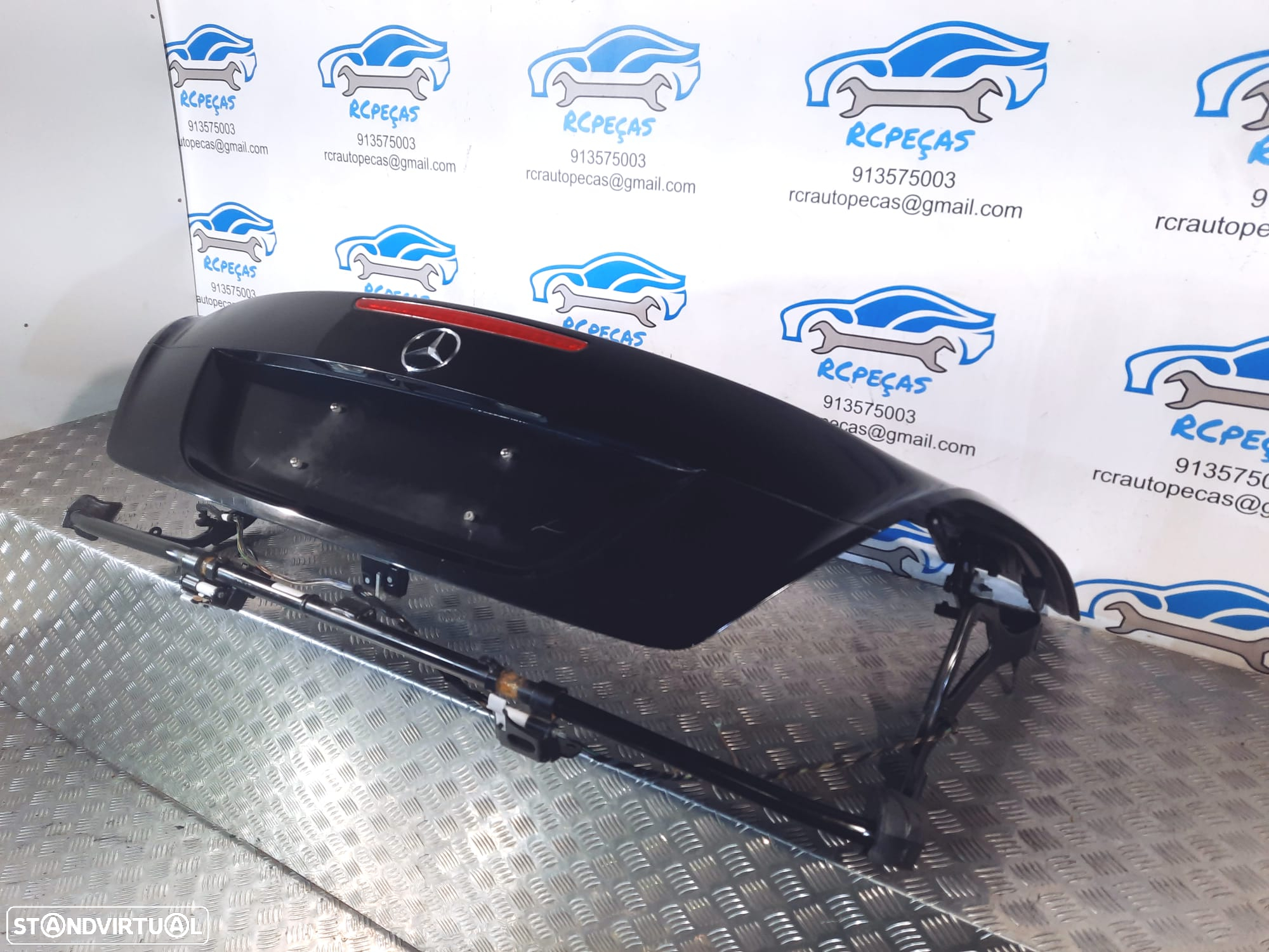 .PORTA TAMPA MALA MERCEDES BENZ CLASS SLK R171 A1708172620 1708172620 FECHO PUXADOR LUZ 3º STOP - 2