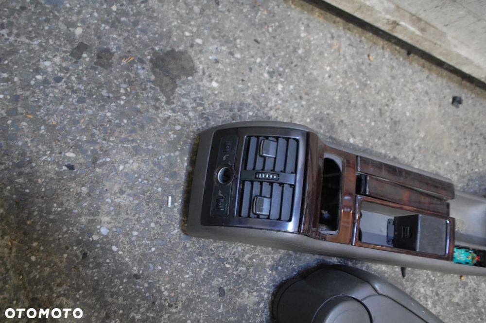 TUNEL ŚRODKOWY KOMPLETNY 2 DIN + PODŁOKIETNIK SKÓRA AUDI A6 C5 LIFT - 4