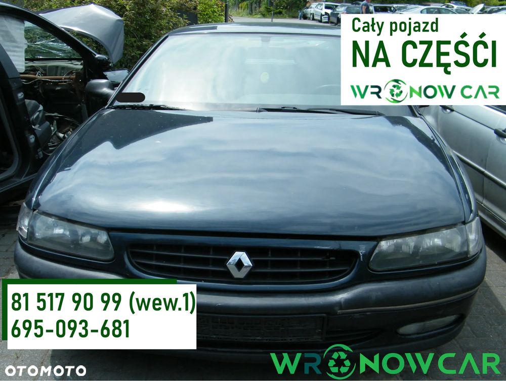 Renault Safrane (98-00r.) 2.0B 136KM. Silnik N7Q 710 Skrzynia VM1003. Cały na części GWARANCJA !!!  Przód Tył Zestaw Komplet Drzwi Klapa Zderzak Błotnik Maska Grill Atrapa Szyba Pas Lampa Lusterko Boczki Fotel Kanapa Kokpit Deska Rozdzielcza Przełącznik Włącznik Sterownik Przewody Wiązka Instalacja Moduł Komputer Czujnik Listwa Pompa Alternator Wtryski Głowica Rozrusznik Kompresor Sprzęgło Dwumas Silnik Skrzynia ABS Klimatyzacji Paliwa Wspomagania Kolektor Turbina Przepustnica Zawór Chłodnica Koło Hak Belka Sanki Zawieszenie Mcpherson Półoś Amortyzator Wydech Tłumik Zacisk Most - 1
