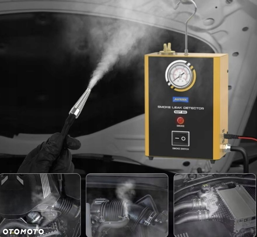 ZADYMIARKA Autool + wbudowana POMPKA+STOŻEK+MANOMETR+ zestaw KORKÓW GRATIS! - 6