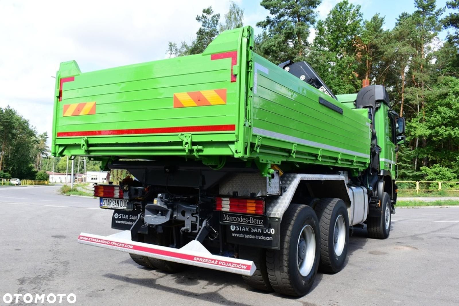 Mercedes-Benz ACTROS 3346 6x6 HIAB 244EP-4 HDS Wywrotka Crane - 9