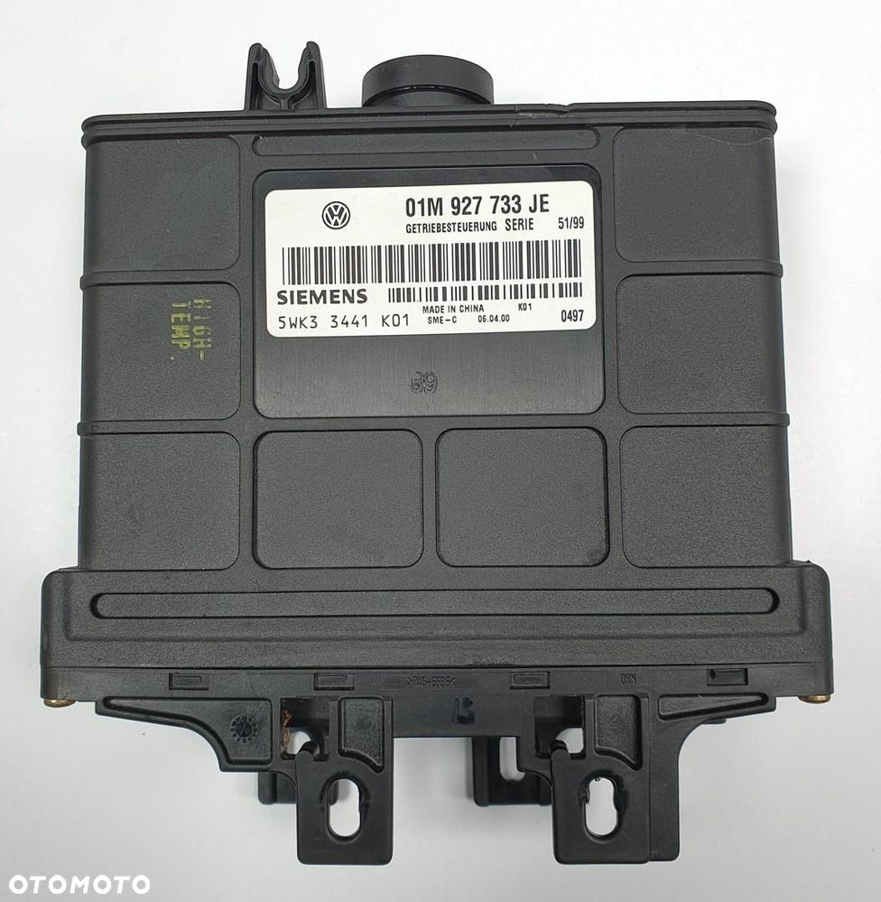 KOMPUTER STEROWNIK SKRZYNI BIEGÓW VW GOLF IV 1.6 8V 01M927733JE - 1