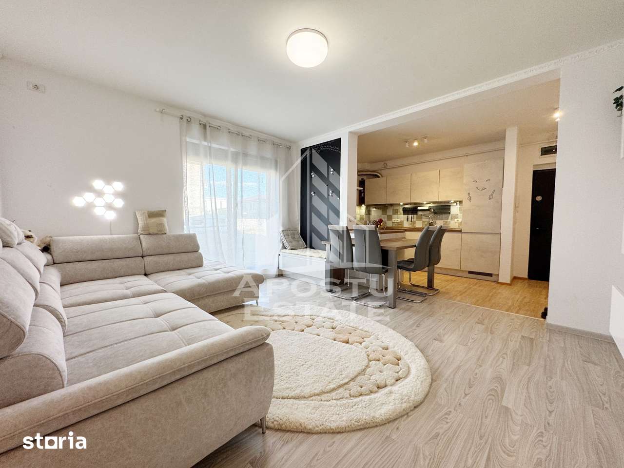Apartament 2 camere de vanzare 50mp utili, garaj 22mp -Giroc UM — fotografia 1
