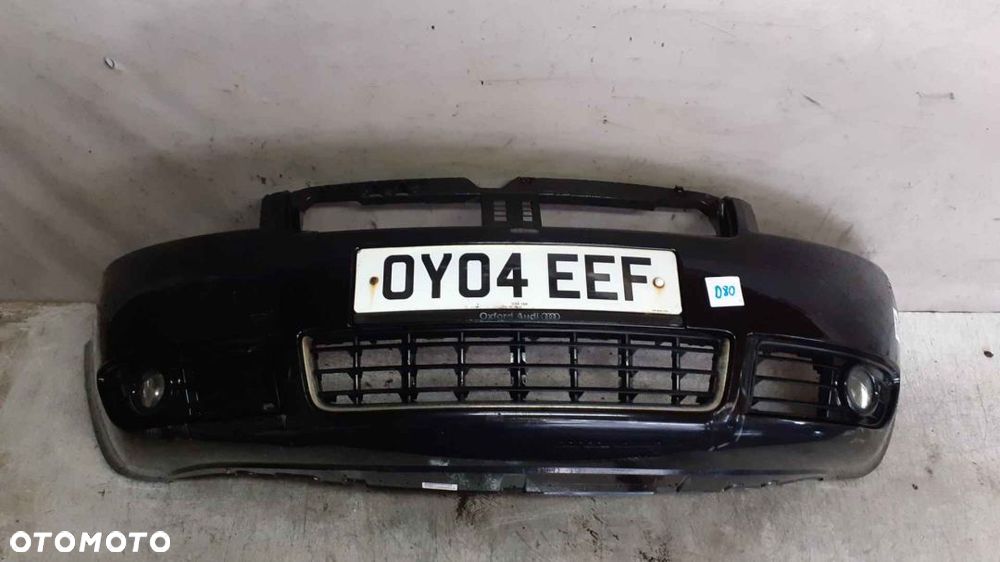 * ZDERZAK PRZÓD PRZEDNI AUDI A4 B6 CABRIO LZ9W CZARNY HALOGENY - 1