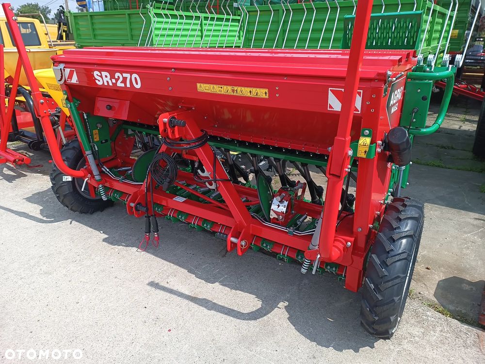 Meprozet Siewnik talerzowy, stopkowy-redlicowy, SR25/SRT25, SR27/SRT27, SR30/SRT30, S107, S107T, poplonów S119, nabudowany SNT30 agregat uprawowo siewny Euro-Masz, Akpil, Agro-Masz - 14