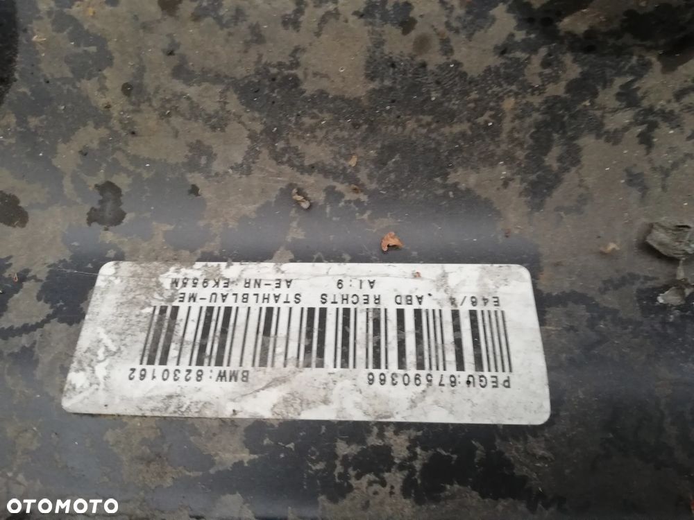 BMW E46 sedan przedlift listwa progowa lewa prawa StahlBlau - 7