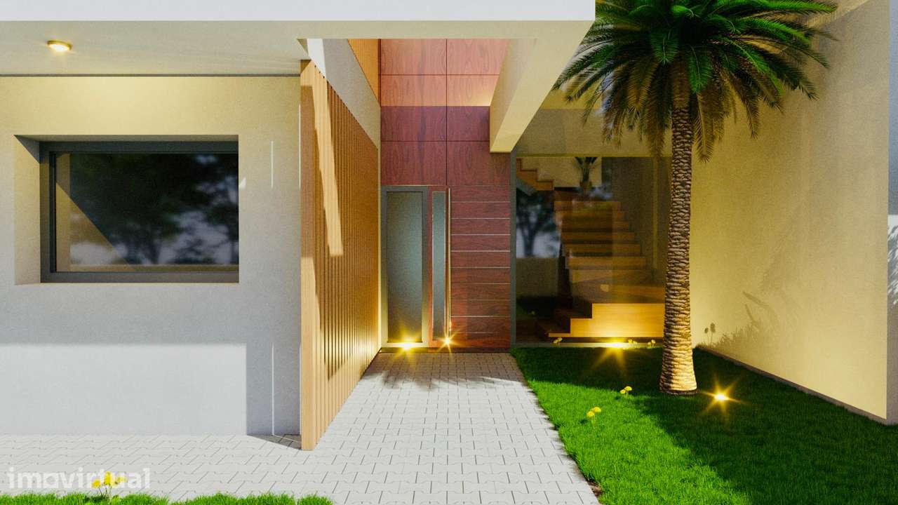 Terreno urbano de 346m² em Alhandra com projeto pronto a construir - Grande imagem: 3/7