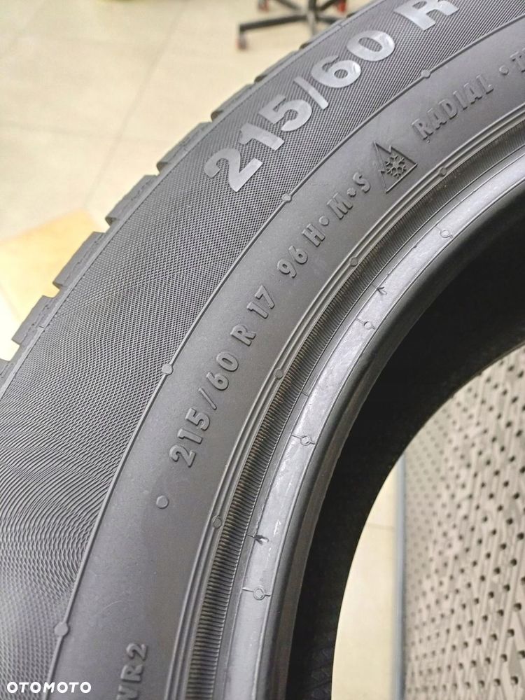 4x 215/60r17 continental opony zimowe 7,5mm 52039 - 7
