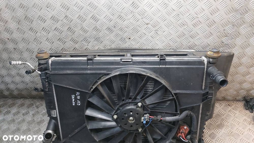 CHŁODNICA WODY +  WENTYLATOR ALFA ROMEO 159 I 1.9 JTS - 7