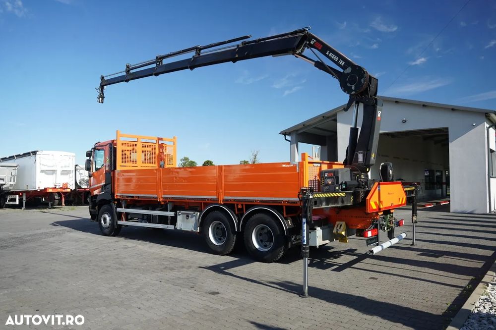 Renault C 430 / 6x4 / LIVRARE 6,8 M + HIAB 188 ES-4 HDS / EXTENSIE 12,5 M / RADIOCOMANDĂ / ROTATOARE - 5