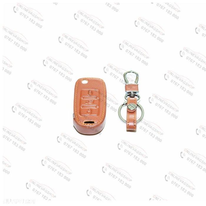 Husa piele pentru cheie VW Touran Polo,Bora Passat,Golf 4 5, 6,Tiguan - 4