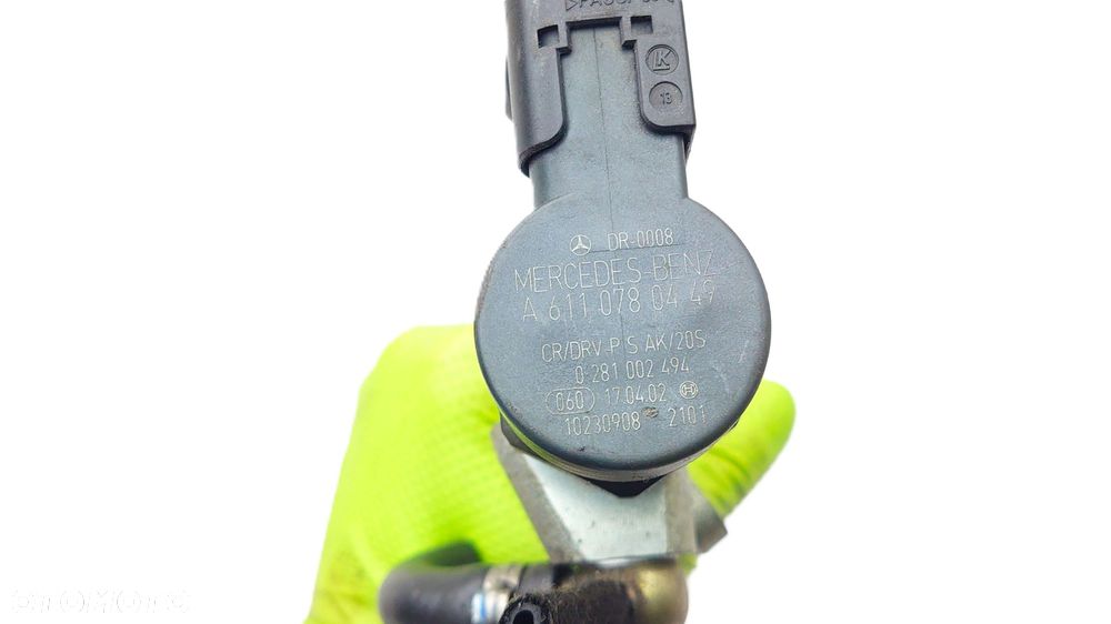 listwa wtryskowa common rail, zawÓr i czujnik, mercedes 2.2 cdi 0445214038 - 7