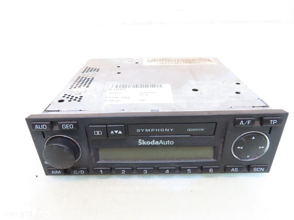 RADIO KASETA  SKODA SUPERB I 1U0035161D - 7