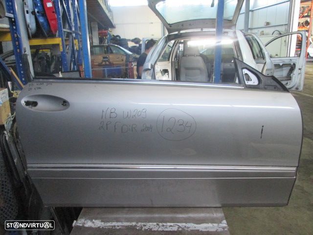 Porta REF1234 MERCEDES W209 2004 2P CINZA FD - 2