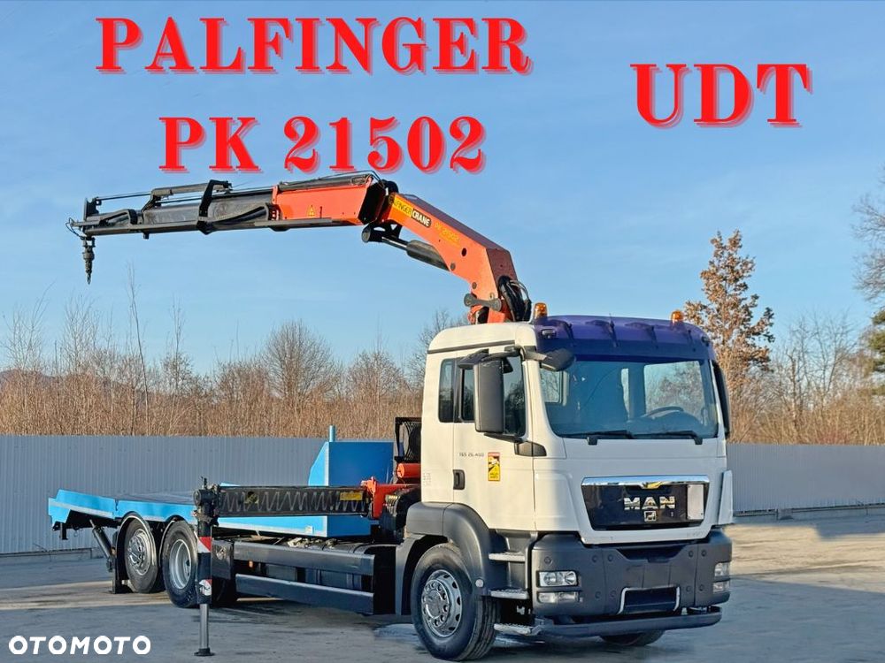MAN TGS 26.400 * AUTOLAWETA 7,70m + PALFINGER PK 21502 + PILOT * STAN BDB - 1