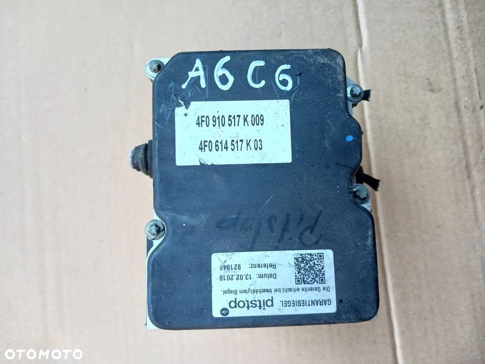 AUDI A6 C6 S6 pompa ABS sterownik 4F0910517K 009 4F0614517 K03 4F0614517K Gwarancja - 2
