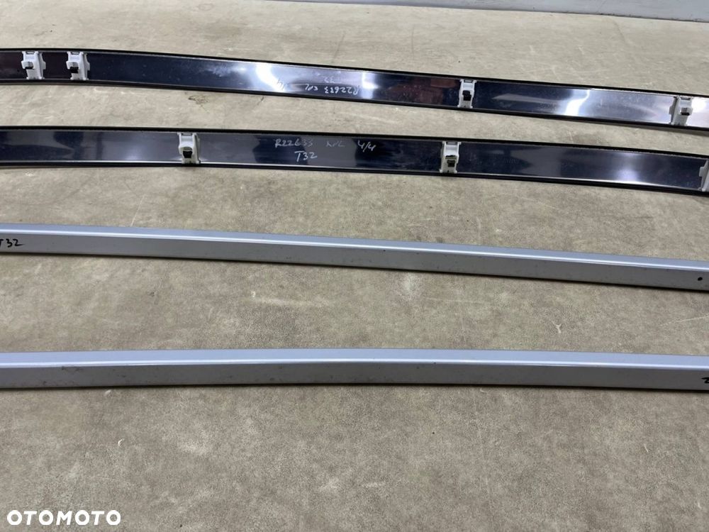 Relingi dachowe Nissan X-Trail III T32 Rogue 13-21r. mocowania bagażnika na dach zaślepki listwy KPL - 16