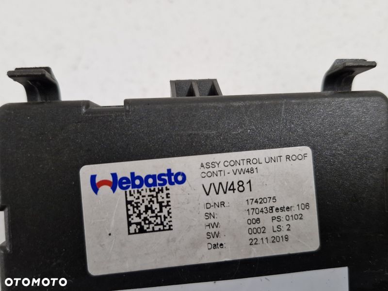 AUDI A8 D5 MODUŁ STEROWNIK SZYBERDACHU 4K0907594AD - 5