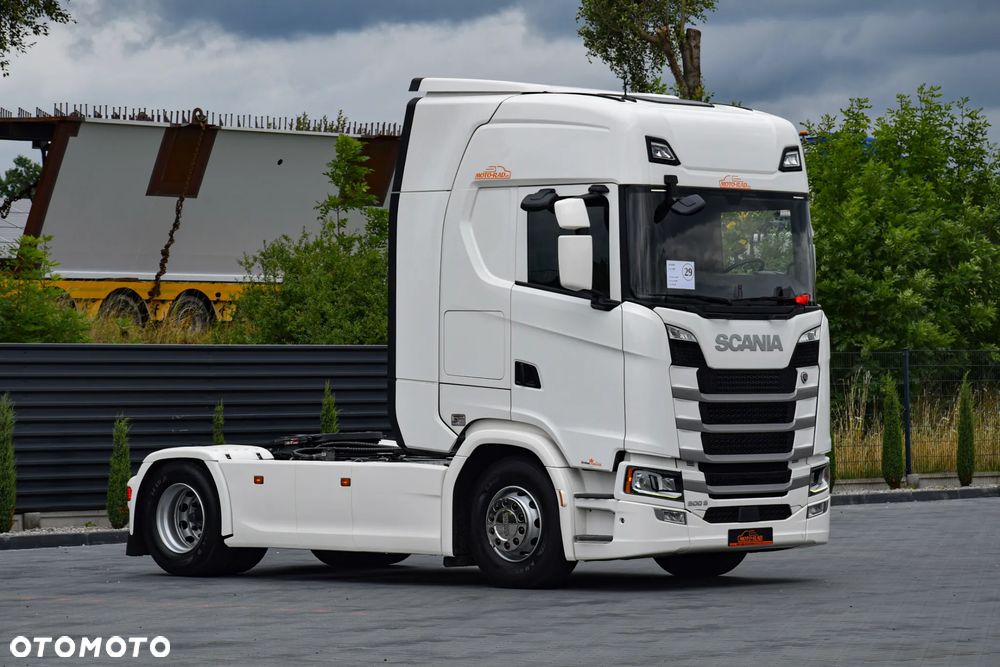 Scania 500S / FULL AIRMATIC / HYDRAULIKA / RETARDER / KLIMATYZACJA POSTOJOWA / ACC / KLIMA / 2 ZBIORNIKI PALIWA / FULL LEDY / FULL SPOILERY / SERWISOWANA / SPROWADZONA - 3