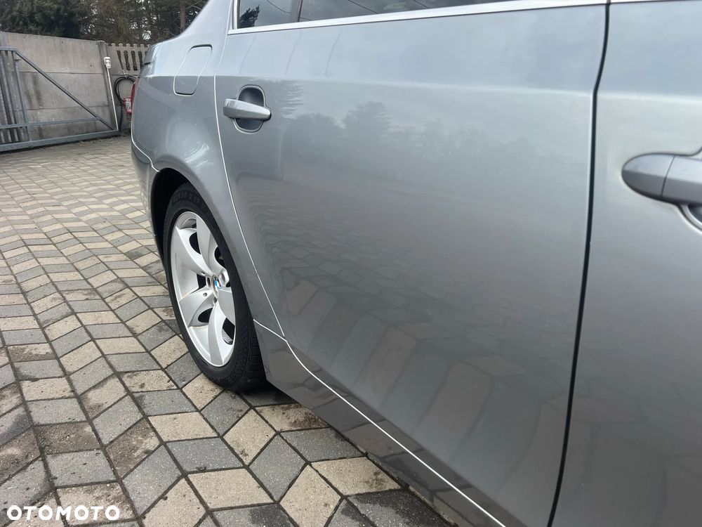 BMW E60 DRZWI PRAWE TYŁ SILBERGRAU - 2