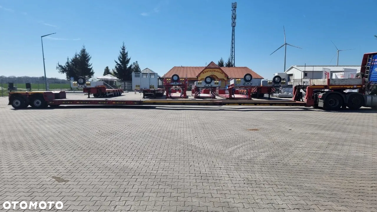 Faymonville Megamax 2 osiowy tiefbett 2 x rozciągany, osie Pendel - 17