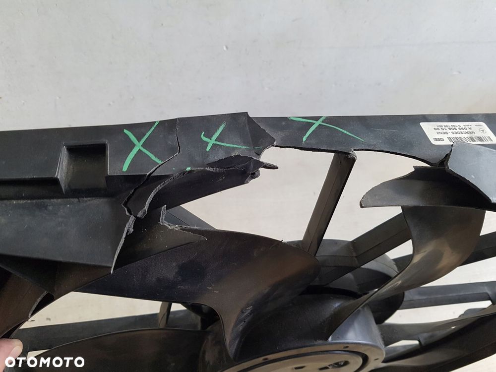 mercedes obudowa wentylatora silnik a0999061000 - 5