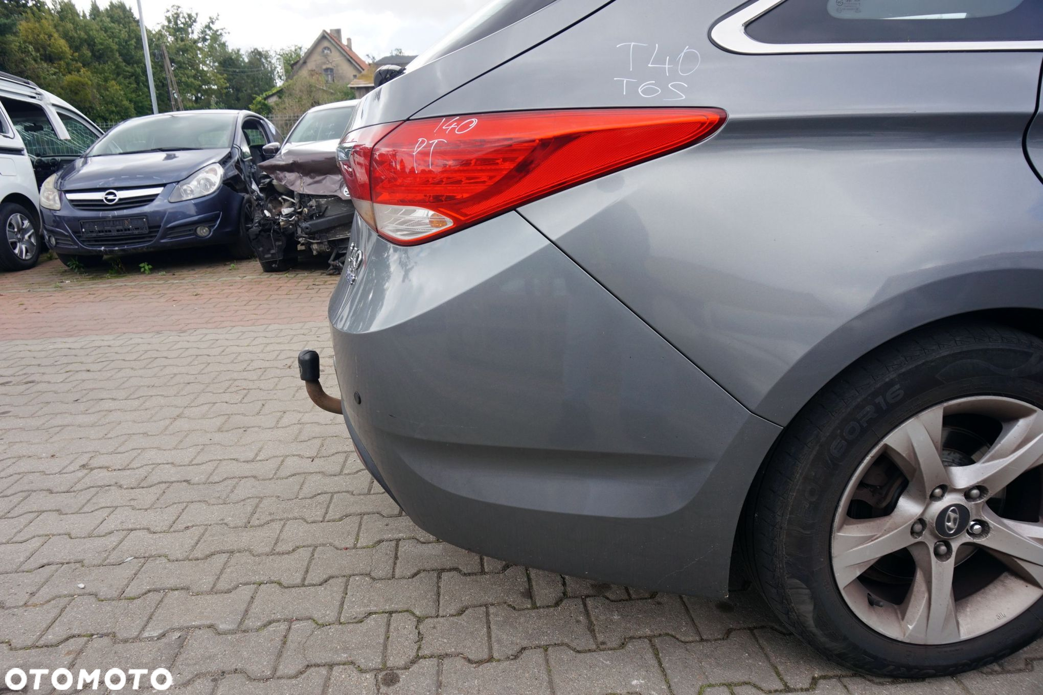 ZDERZAK TYLNY I40 VF KOMBI T6S  SZARY HYUNDAI 2011-2014 - 3