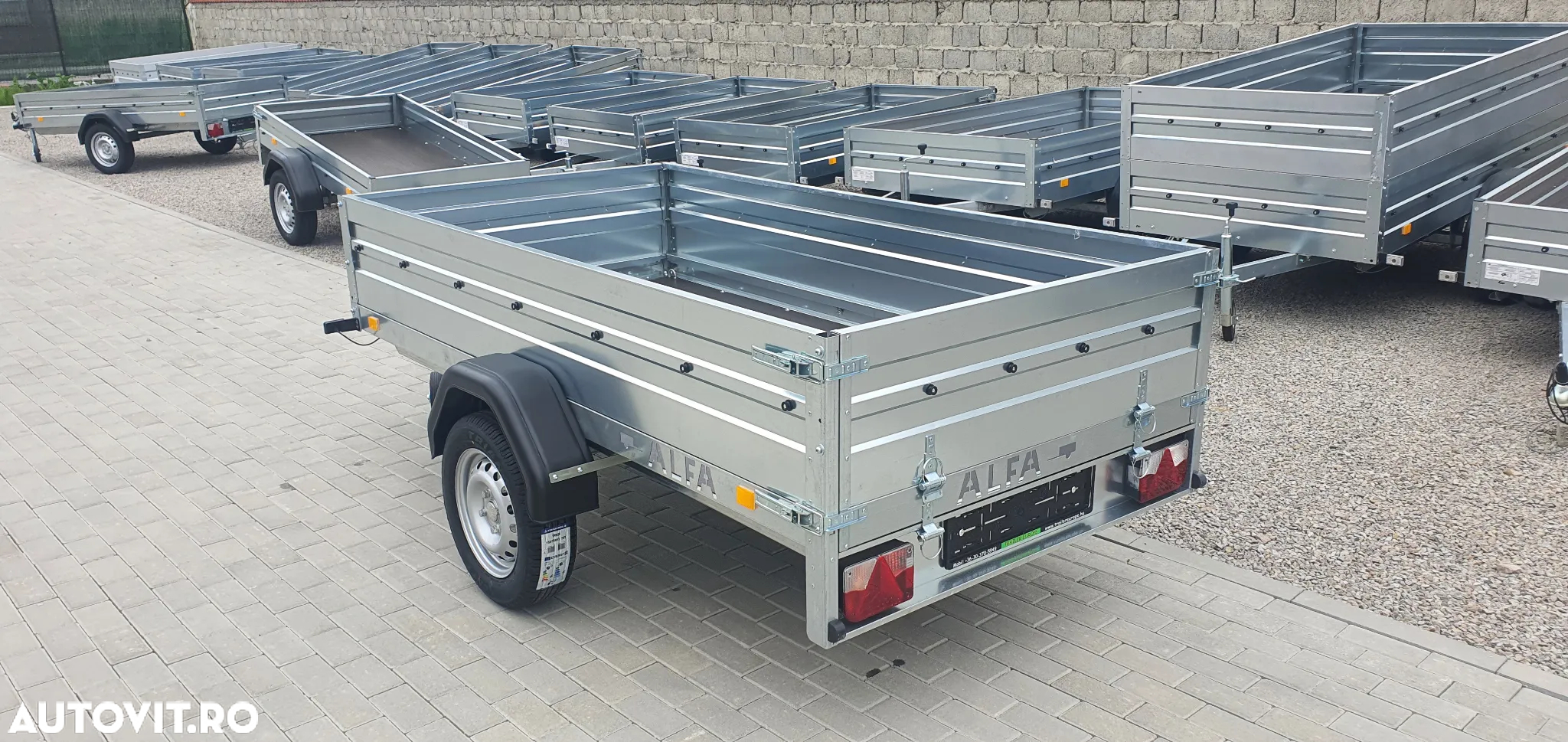 Trailer Europe Trailer Europe ALFA -1,2 AXE ,Arc de foi,Al,750-3500kg - 6