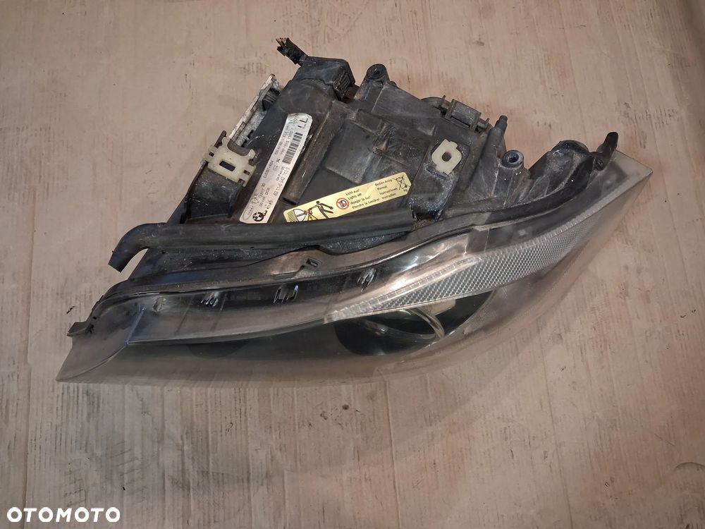 Lampa przód BMW E90 E91 prawa lewa XENON RING OE - 5