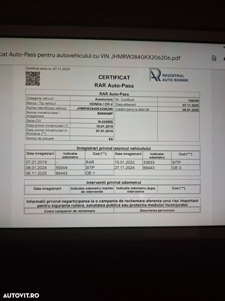 Honda CR-V 1.5 VTEC Turbo 4WD CVT Elegance - 6