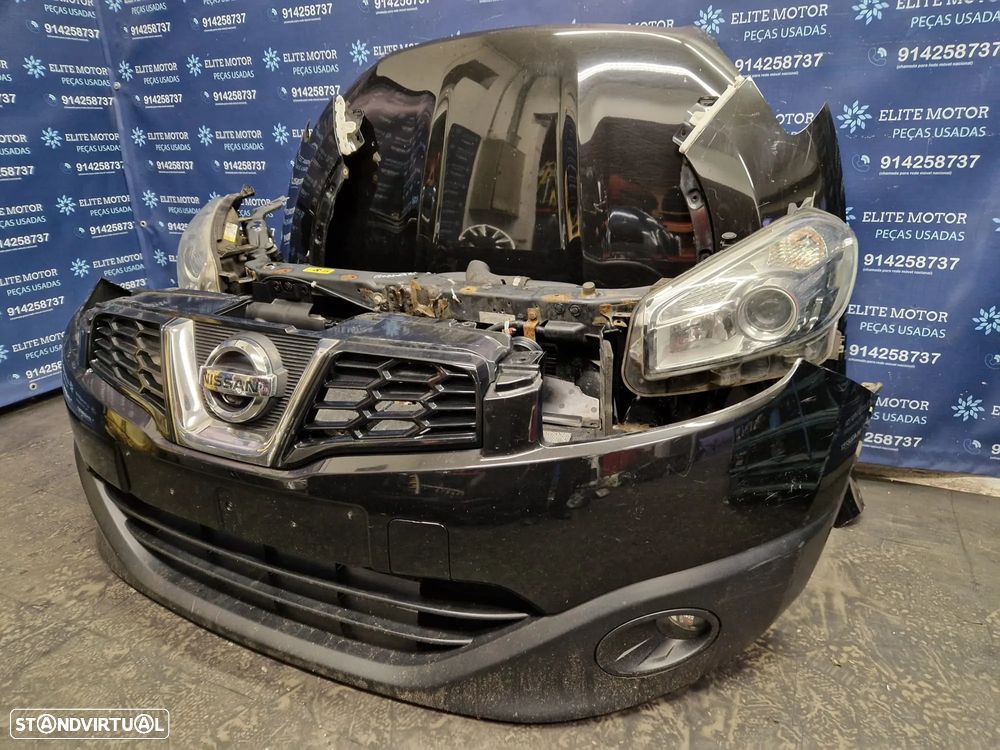 Frente completa usada NISSAN QASHQAI J10 FASE 2 1.5 DCI capot parachoques guardalamas oticas radiadores - 1