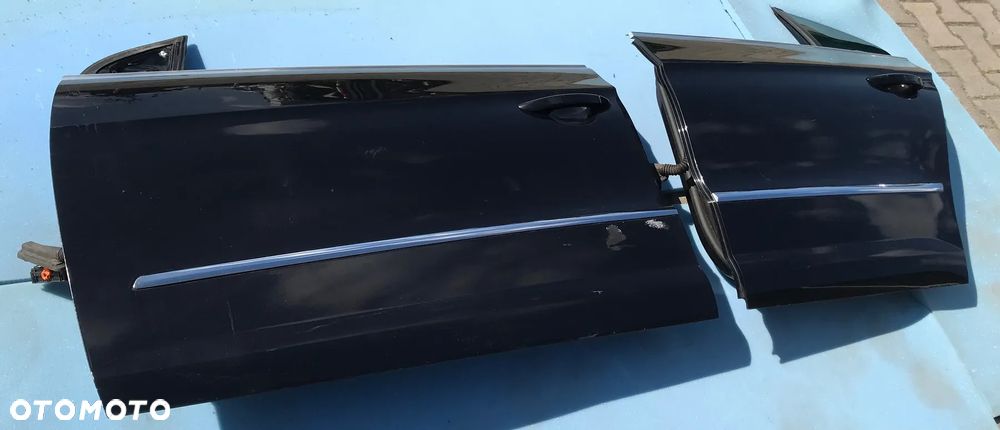 VW Passat CC drzwi przód tył lewe komplet strona czarne - 3