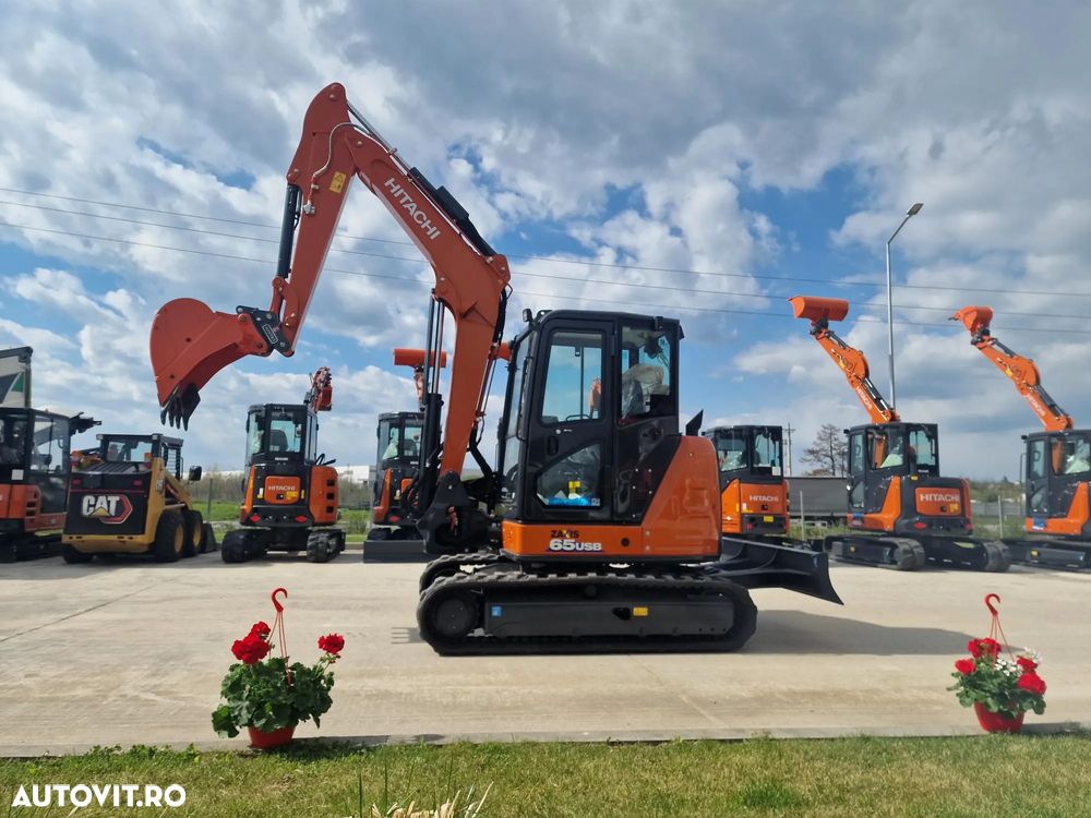 Hitachi ZX65, 6,5tone, 2025, NOU, 66.900 EUR+Tva, PROMOTIE CUPLA RAPIDA+3 CUPE NOI, Aer cond, Inst picon, Ad sapare 4,5m, latime 2m, inaltime 2,55m, posibilitate leasing 5 ani, SUPER PRET 66.900 EUR+Tva - 10