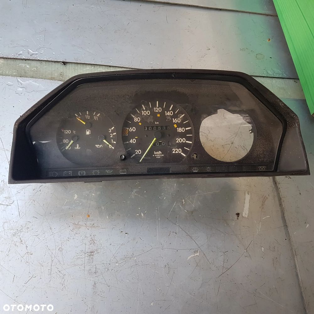 licznik obrotomierz zegary wskażnik paliwa zegarek mercedes benz w124 124 oryginał benzyna 1245427469 diesel 1245427006 - 36
