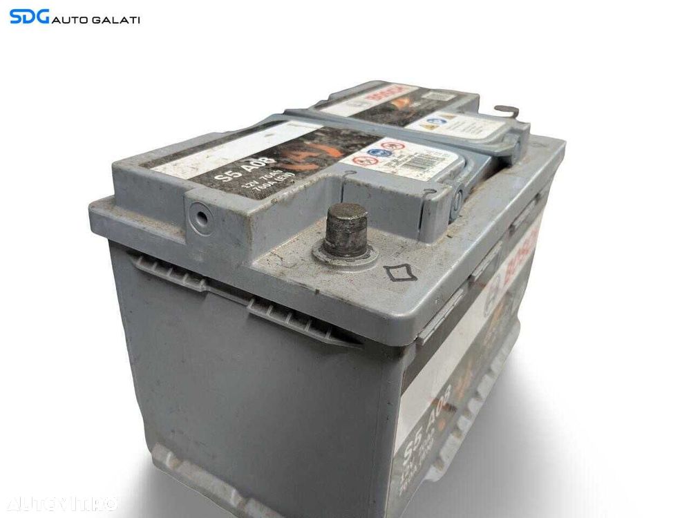 Baterie Acumulator Auto AGM 70AH 760A Bosch 0092S5A080 Volkswagen Audi Seat Skoda Ford Opel Toyota BMW Mercedes Renault Peugeot Dacia [L9801] - 3
