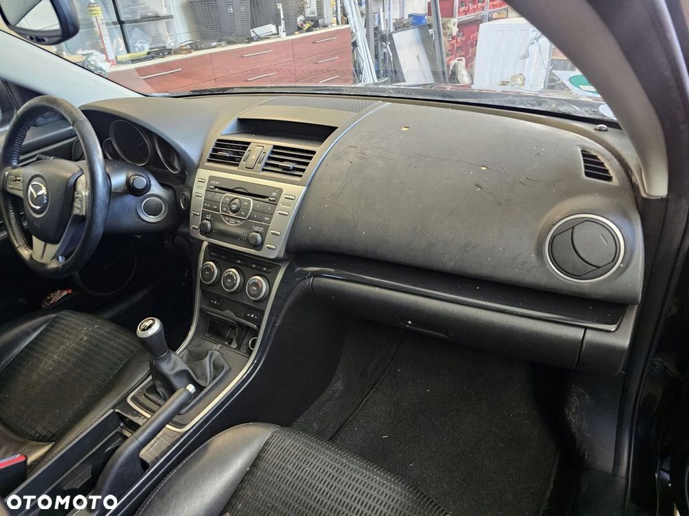 Kokpit konsola deska rozdzielcza poduszki airbag pasy Mazda 6 GH - 1