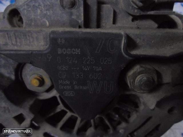 Alternador 0124225025 OPEL ASTRA G 2000 1,7TD OPEL ASTRA G   1998 1.4I  16V 90CV 4P CINZA BOSCH - 5