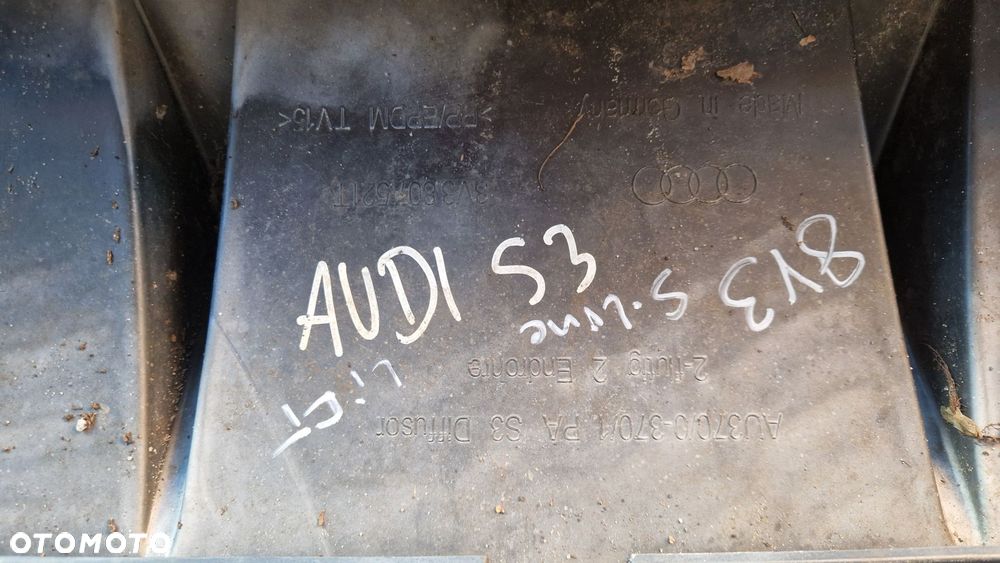 AUDI A3 LIFT S-LINE ZDZDERZAK TYŁ TYLNY ORYGINALNY 8V3807521T - 9