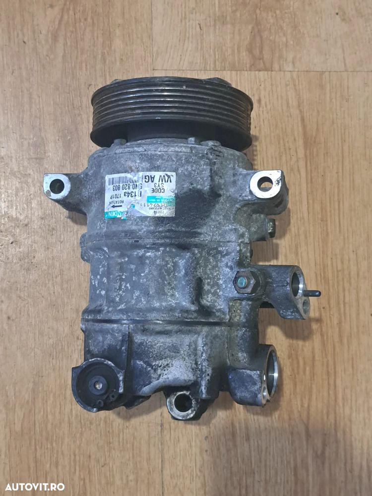 COMPRESOR CLIMA AC AER CONDITIONAT SANDEN ORIGINAL VAG VW Golf Passat Jetta Tiguan AUDI A3 Q3 SKODA Octavia SEAT Leon - Cod 5N0820803 - 3