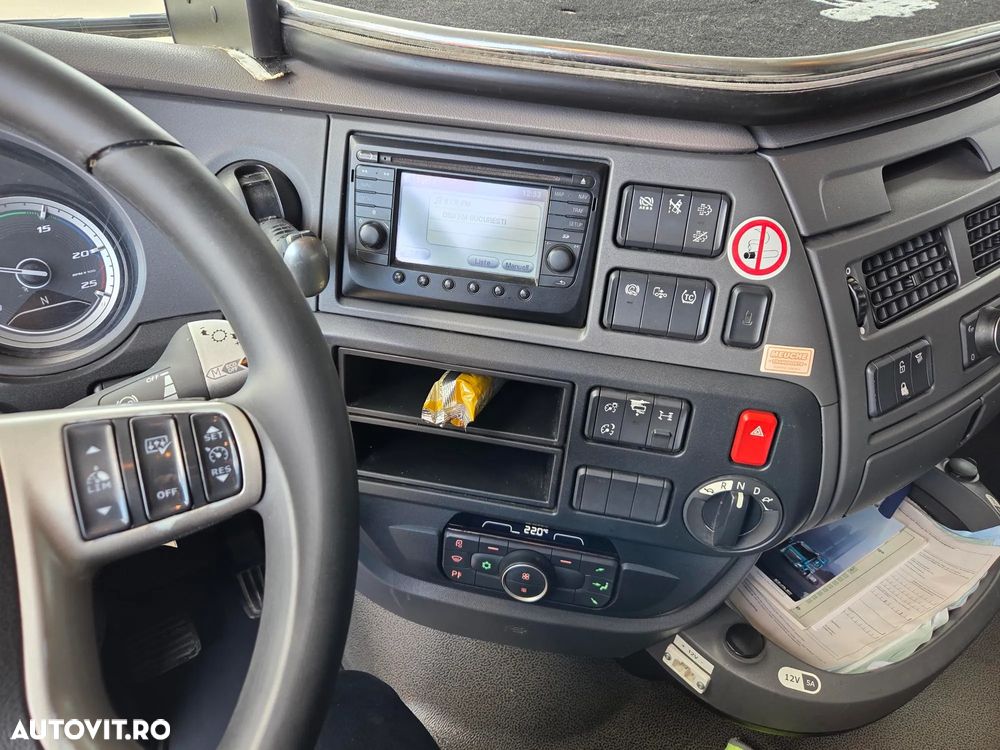 DAF XF530, 2020, 544.645km, KIT BASCULARE, cutie AUTOMATA+RETARDER 6 trepte, FRIGIDER, aer cond STATIONARE, Anvelope 80% ok, 480CP euro 6, - 7