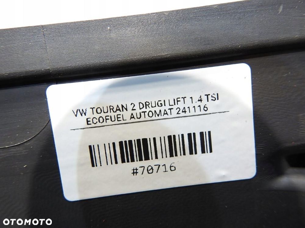 TAPICERKA BOCZEK BAGAŻNIKA LEWY TYŁ VW TOURAN 1T3 LIFT 1T0867035AC - 4