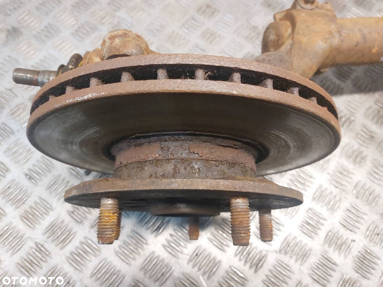 AMORTYZATOR SPRĘŻYNA ZWROTNICA LEWY PRZÓD  FORD TRANSIT V 2.0 DI - 5